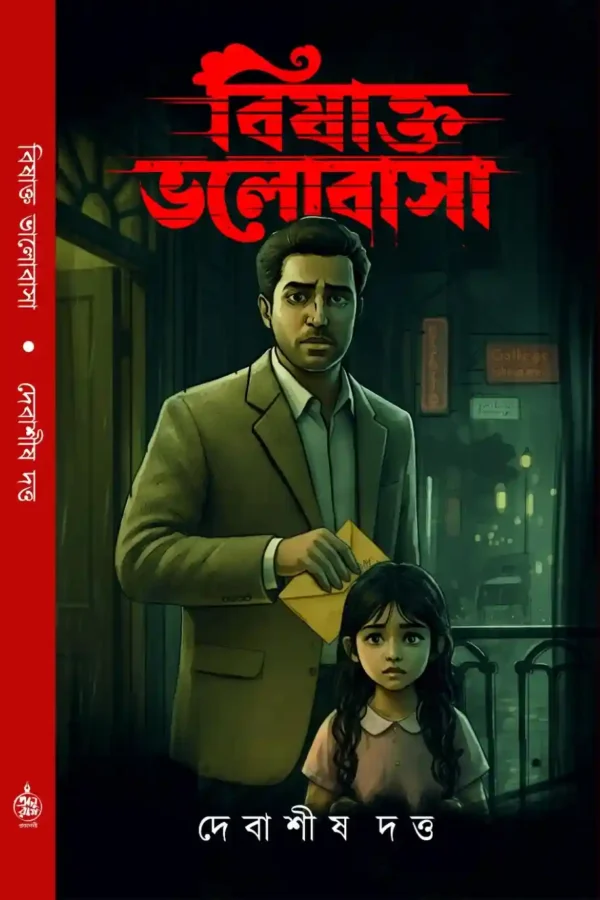 Bishakto Bhalobasa Bengali psychological thriller book cover by Debashis Dutta