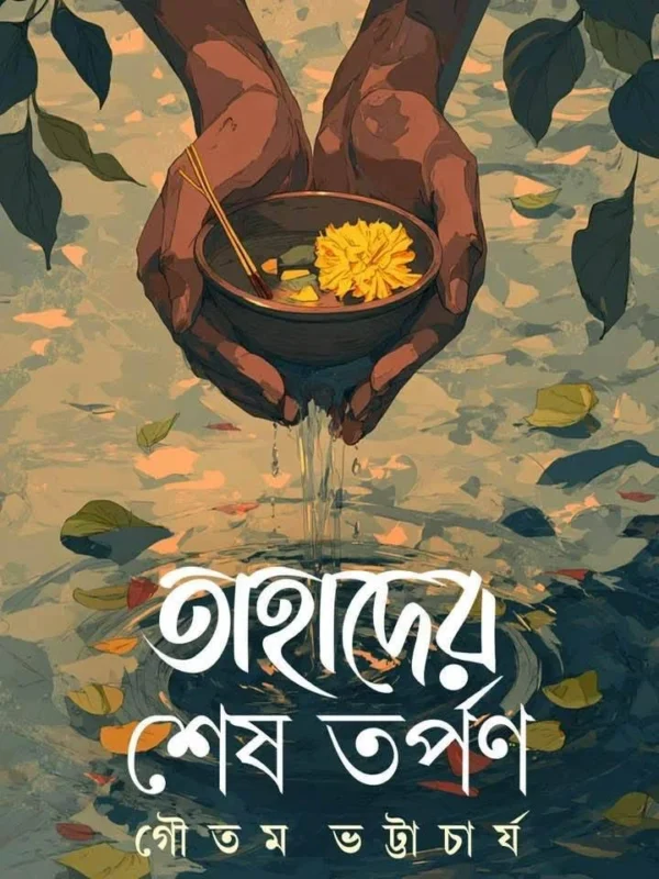 Tahader Sesh Tarpan book cover by Gautam Bhattacharya Bengali book