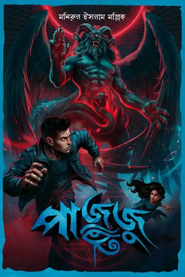 Pazuzu Bengali Horror Thriller Book Cover by Manirul Islam Mollik